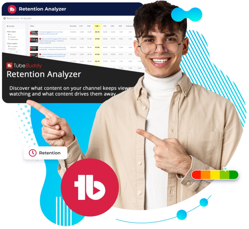 YouTube AI retention analyzer tool