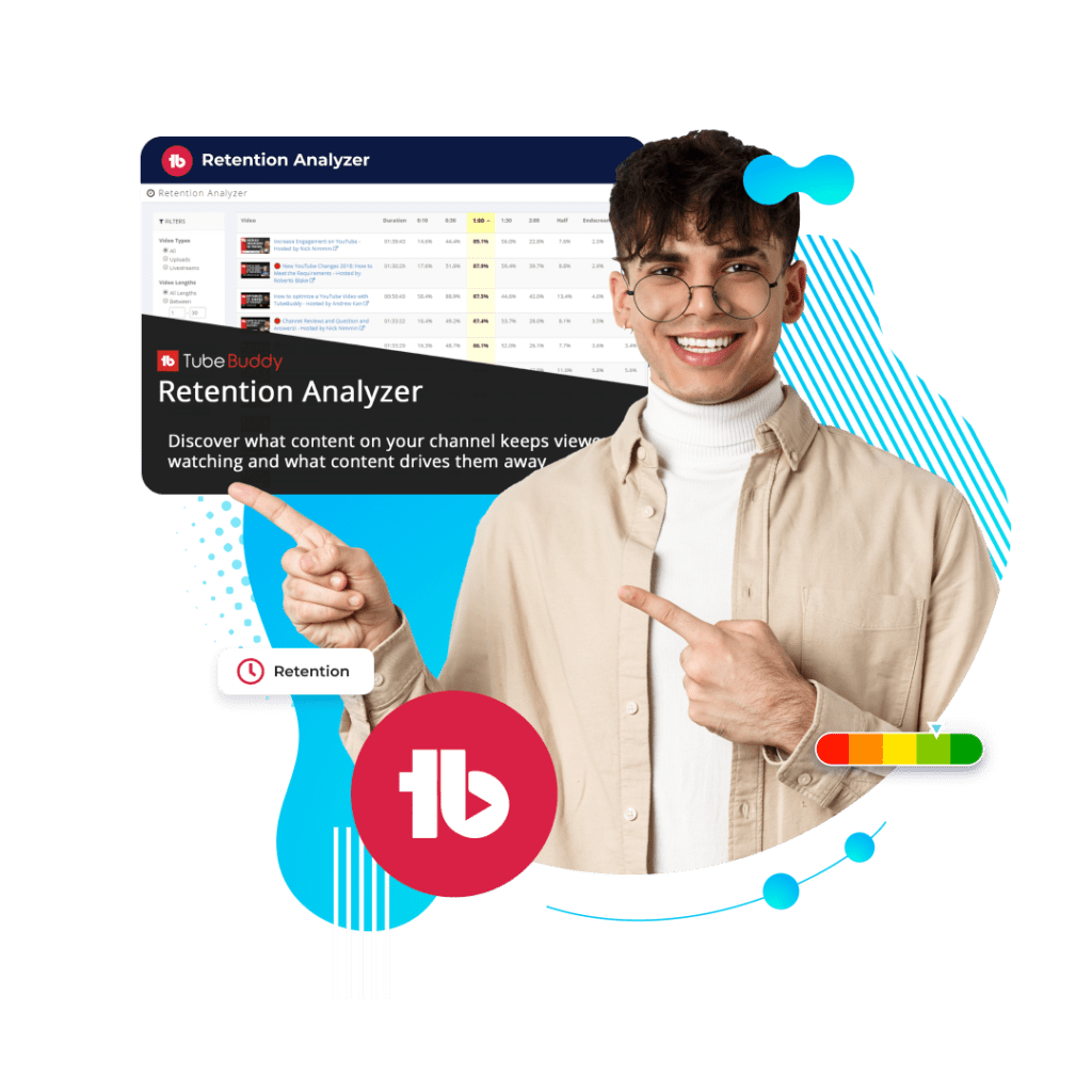 YouTube AI tool retention analyzer